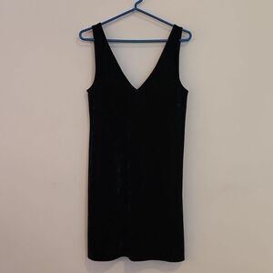 EUC Lord&Taylor Velour Shift Dress Size M